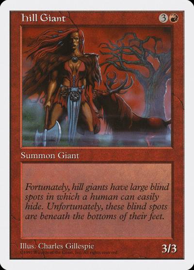Hill Giant 5ED-239 Fifth Edition Magic card