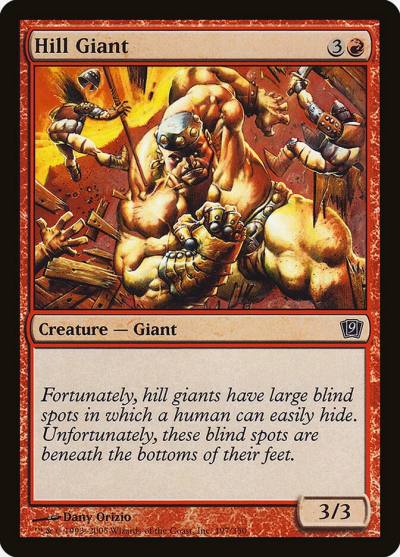 Hill Giant 9ED-197STAR Ninth Edition Magic card