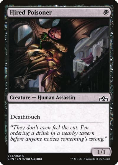 Hired Poisoner 72 Guilds of Ravnica Magic card