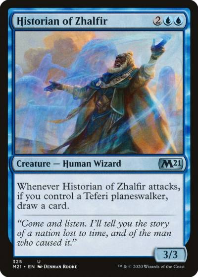 Historian of Zhalfir M21-325 Core Set 2021 Magic card