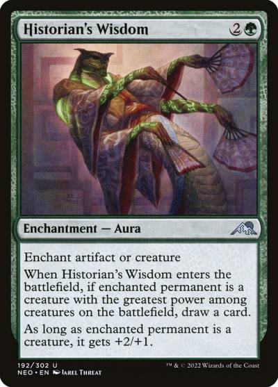 Historian's Wisdom NEO-192 Kamigawa: Neon Dynasty Magic card