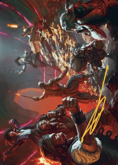 Hit the Mother Lode // Hit the Mother Lode ALCI-19 The Lost Caverns of Ixalan Art Series Magic card