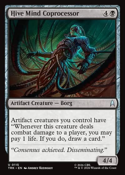 Hive Mind Coprocessor 115 Star Trek Magic card