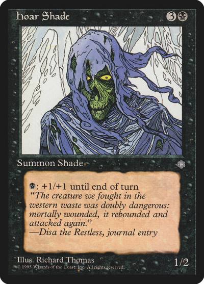 Hoar Shade ICE-131 Ice Age Magic card
