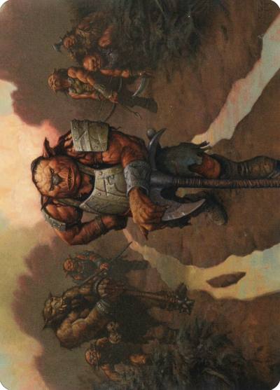 Hobgoblin Bandit Lord // Hobgoblin AAFR-30 Adventures in the Forgotten Realms Art Series Magic card