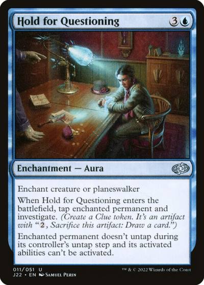 Hold for Questioning J22-11 Jumpstart 2022 Magic card