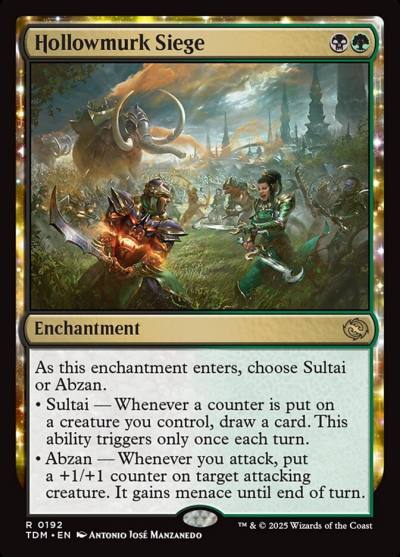 Hollowmurk Siege TDM-192 Tarkir: Dragonstorm Magic card
