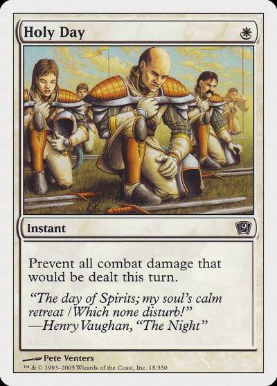 Holy Day 9ED-18 Ninth Edition Magic card
