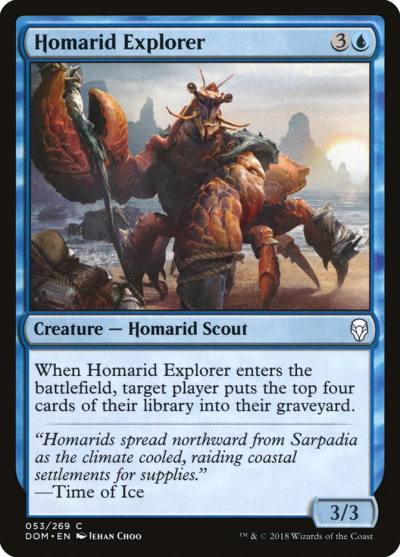 Homarid Explorer DOM-53 Dominaria Magic card
