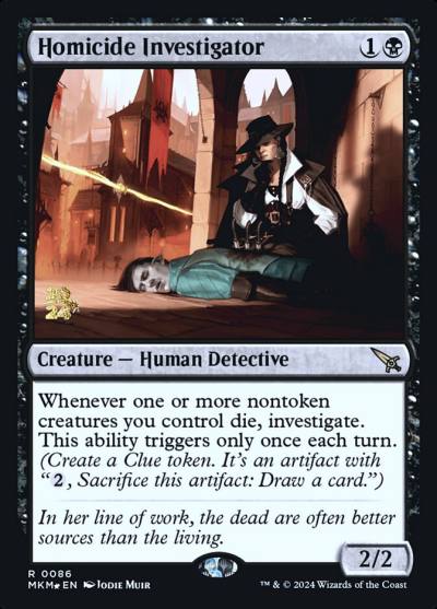 Homicide Investigator PMKM-86S Murders at Karlov Manor Promos Magic card