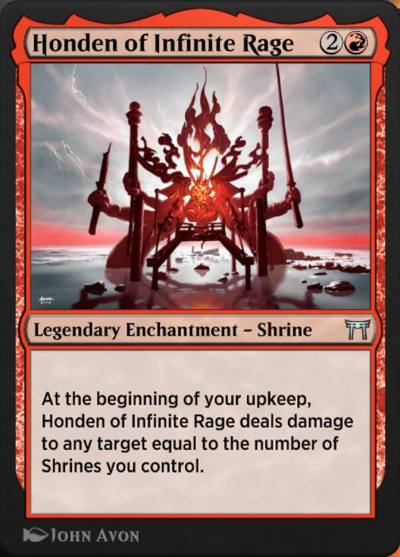Honden of Infinite Rage HA3-17 Historic Anthology 3 Magic card