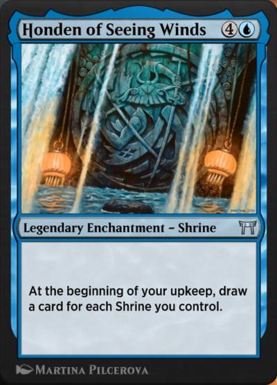 Honden of Seeing Winds HA3-7 Historic Anthology 3 Magic card