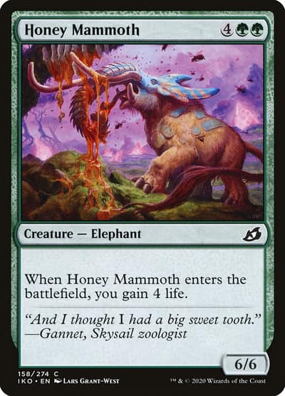 Honey Mammoth 158 Ikoria: Lair of Behemoths Magic card
