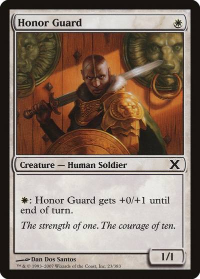 Honor Guard 10E-23 Tenth Edition Magic card