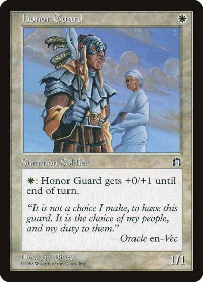 Honor Guard STH-7 Stronghold Magic card