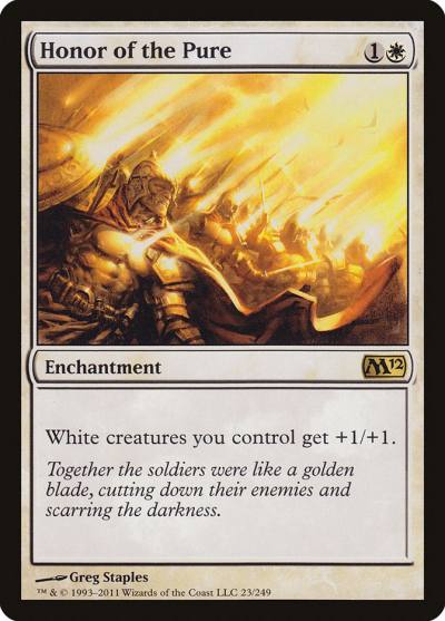 Honor of the Pure M12-23 Magic 2012 Magic card