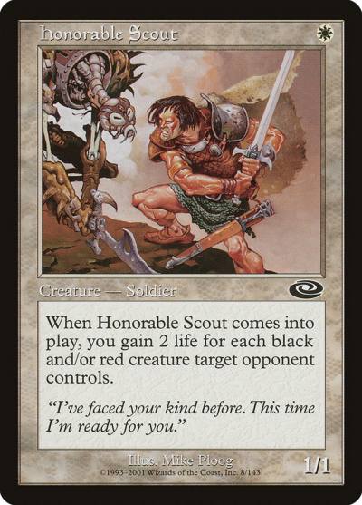 Honorable Scout PLS-8 Planeshift Magic card