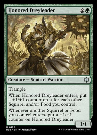Honored Dreyleader 178 Bloomburrow Magic card