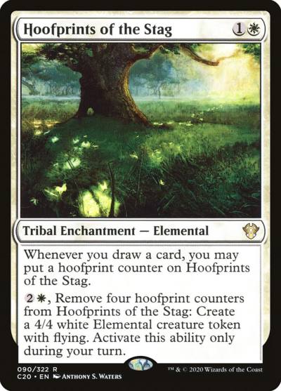 Hoofprints of the Stag C20-90 Commander 2020 Magic card