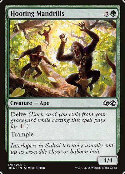 Hooting Mandrills UMA-170 Ultimate Masters Magic card