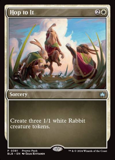 Hop to It BLB-381 Bloomburrow Magic card