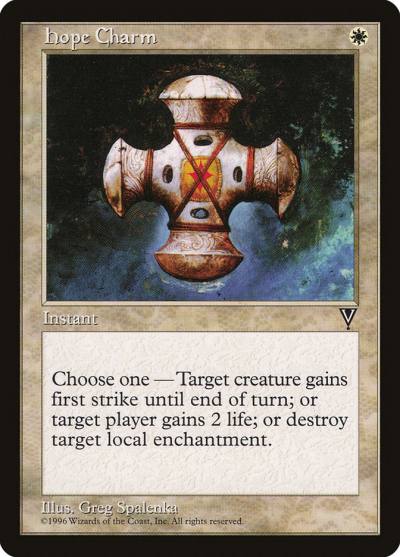 Hope Charm VIS-8 Visions Magic card