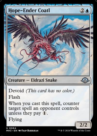 Hope-Ender Coatl 64 Modern Horizons 3 Magic card