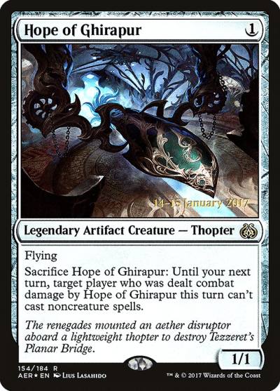 Hope of Ghirapur PAER-154S Aether Revolt Promos Magic card