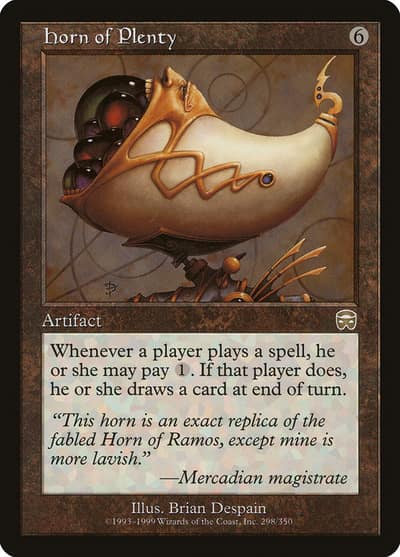 Horn of Plenty MMQ-298 Mercadian Masques Magic card