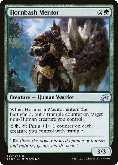 Hornbash Mentor 159 Ikoria: Lair of Behemoths Magic card