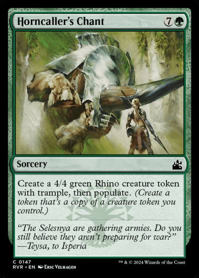 Horncaller's Chant RVR-147 Ravnica Remastered Magic card