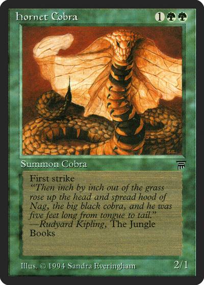 Hornet Cobra 190 Legends Magic card