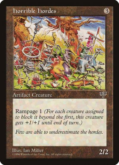 Horrible Hordes MIR-304 Mirage Magic card