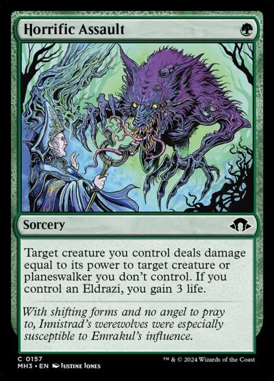 Horrific Assault MH3-157 Modern Horizons 3 Magic card