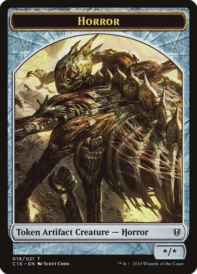 Horror TC16-19 Commander 2016 Tokens Magic card