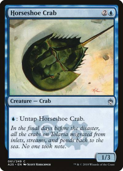 Horseshoe Crab A25-61 Masters 25 Magic card