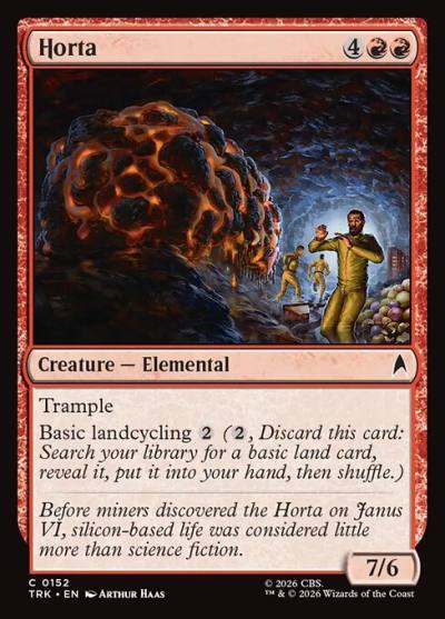 Horta TRK-152 Star Trek Magic card