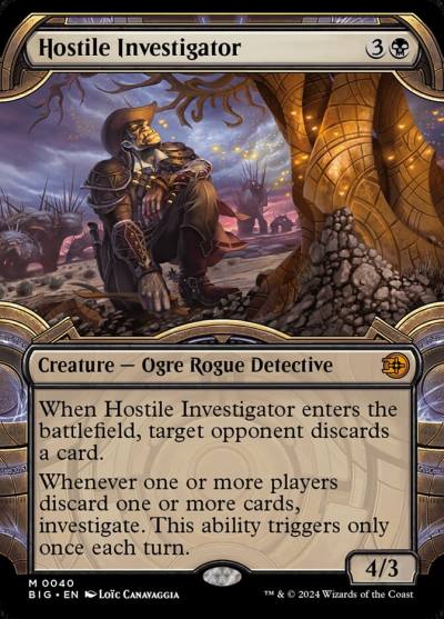 Hostile Investigator BIG-40 The Big Score Magic card