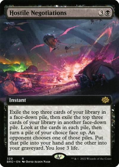 Hostile Negotiations BRO-329 The Brothers' War Magic card