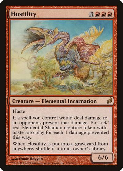 Hostility LRW-176 Lorwyn Magic card