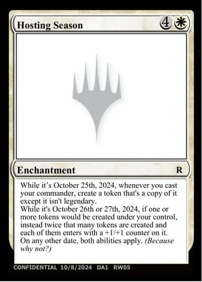 Hosting Season UNK-RW05E Unknown Event Magic card