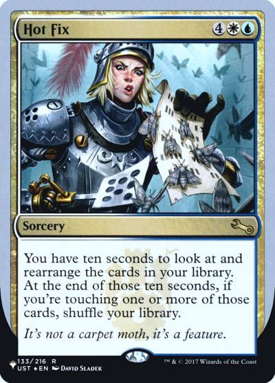 Hot Fix ULST-49 The List (Unfinity Foil Edition) Magic card
