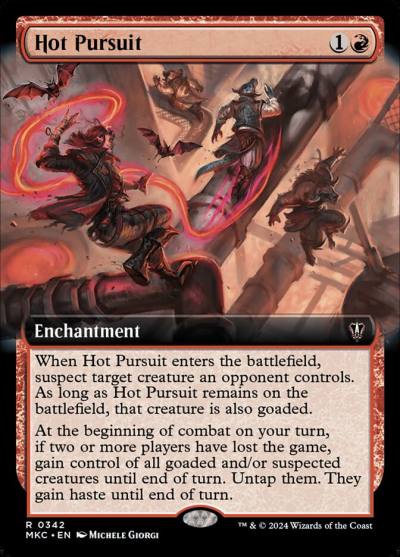 Hot Pursuit MKC-342 Murders at Karlov Manor Commander Magic card
