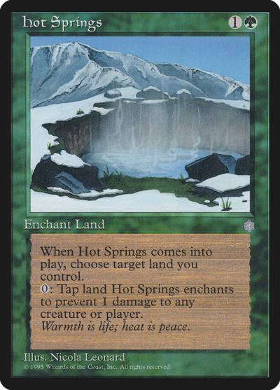 Hot Springs ICE-248 Ice Age Magic card