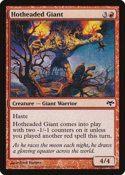 Hotheaded Giant EVE-57 Eventide Magic card