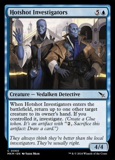 Hotshot Investigators MKM-60 Murders at Karlov Manor Magic card