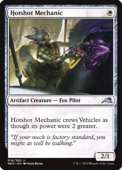 Hotshot Mechanic NEO-16 Kamigawa: Neon Dynasty Magic card