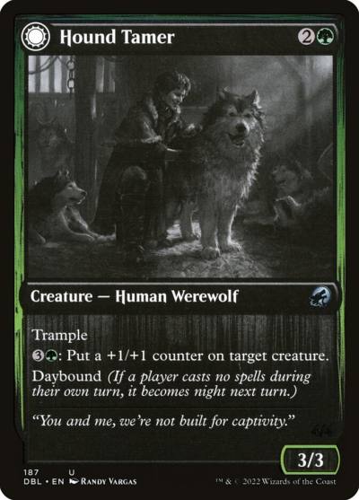 Hound Tamer // Untamed Pup DBL-187 Innistrad: Double Feature Magic card