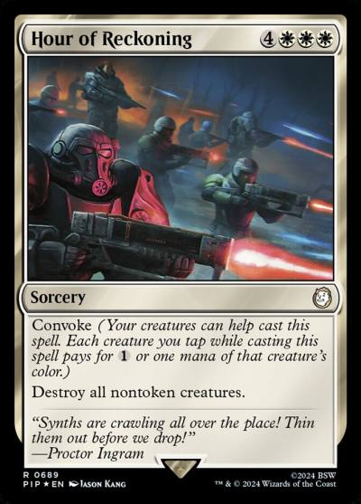 Hour of Reckoning PIP-689 Fallout Magic card