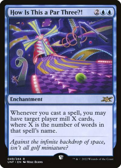 How Is This a Par Three?! UNF-49 Unfinity Magic card